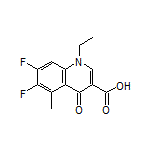 1-Ethyl-6,7-difluoro-5-methyl-4-oxo-1,4-dihydroquinoline-3-carboxylic Acid