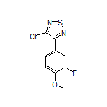 3-Chloro-4-(3-fluoro-4-methoxyphenyl)-1,2,5-thiadiazole