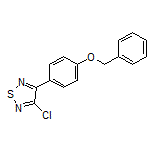 3-[4-(Benzyloxy)phenyl]-4-chloro-1,2,5-thiadiazole