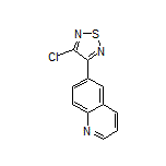 3-Chloro-4-(6-quinolyl)-1,2,5-thiadiazole