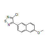 3-Chloro-4-(6-methoxy-2-naphthyl)-1,2,5-thiadiazole