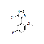 3-Chloro-4-(5-fluoro-2-methoxyphenyl)-1,2,5-thiadiazole