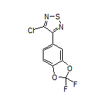 3-Chloro-4-(2,2-difluorobenzo[d][1,3]dioxol-5-yl)-1,2,5-thiadiazole