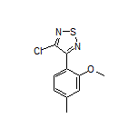 3-Chloro-4-(2-methoxy-4-methylphenyl)-1,2,5-thiadiazole