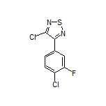 3-Chloro-4-(4-chloro-3-fluorophenyl)-1,2,5-thiadiazole