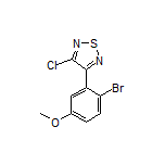 3-(2-Bromo-5-methoxyphenyl)-4-chloro-1,2,5-thiadiazole