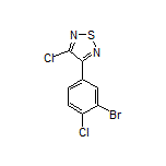 3-(3-Bromo-4-chlorophenyl)-4-chloro-1,2,5-thiadiazole