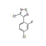 3-Chloro-4-(4-chloro-2-fluorophenyl)-1,2,5-thiadiazole