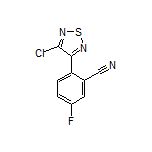 2-(4-Chloro-1,2,5-thiadiazol-3-yl)-5-fluorobenzonitrile