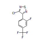 3-Chloro-4-[2-fluoro-4-(trifluoromethyl)phenyl]-1,2,5-thiadiazole