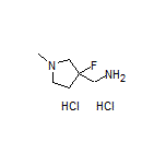 (3-Fluoro-1-methylpyrrolidin-3-yl)methanamine Dihydrochloride