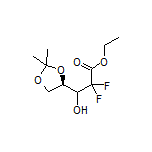 Ethyl 3-[(R)-2,2-Dimethyl-1,3-dioxolan-4-yl]-2,2-difluoro-3-hydroxypropanoate