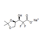 Sodium (R)-3-[(R)-2,2-Dimethyl-1,3-dioxolan-4-yl]-2,2-difluoro-3-hydroxypropanoate