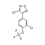 3-Chloro-4-[3-chloro-4-(trifluoromethoxy)phenyl]-1,2,5-thiadiazole