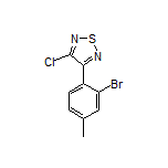 3-(2-Bromo-4-methylphenyl)-4-chloro-1,2,5-thiadiazole