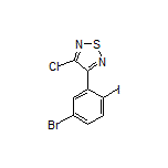 3-(5-Bromo-2-iodophenyl)-4-chloro-1,2,5-thiadiazole