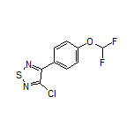 3-Chloro-4-[4-(difluoromethoxy)phenyl]-1,2,5-thiadiazole