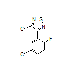 3-Chloro-4-(5-chloro-2-fluorophenyl)-1,2,5-thiadiazole