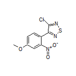 3-Chloro-4-(4-methoxy-2-nitrophenyl)-1,2,5-thiadiazole