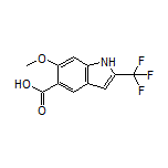 6-Methoxy-2-(trifluoromethyl)indole-5-carboxylic Acid