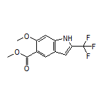 Methyl 6-Methoxy-2-(trifluoromethyl)indole-5-carboxylate