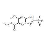 Ethyl 6-Methoxy-2-(trifluoromethyl)indole-5-carboxylate