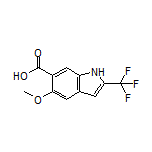 5-Methoxy-2-(trifluoromethyl)indole-6-carboxylic Acid