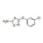 5-Amino-3-(3-chlorophenoxy)-1,2,4-thiadiazole