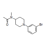 N-[1-(3-Bromophenyl)-4-piperidyl]-N-methylacetamide