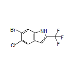 6-Bromo-5-chloro-2-(trifluoromethyl)indole