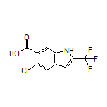 5-Chloro-2-(trifluoromethyl)indole-6-carboxylic Acid