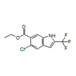 Ethyl 5-Chloro-2-(trifluoromethyl)indole-6-carboxylate