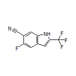 5-Fluoro-2-(trifluoromethyl)indole-6-carbonitrile