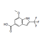 7-Methoxy-2-(trifluoromethyl)indole-5-carboxylic Acid