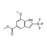 Methyl 7-Methoxy-2-(trifluoromethyl)indole-5-carboxylate