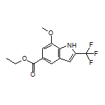 Ethyl 7-Methoxy-2-(trifluoromethyl)indole-5-carboxylate