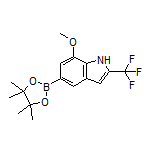 7-Methoxy-2-(trifluoromethyl)indole-5-boronic Acid Pinacol Ester