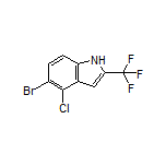 5-Bromo-4-chloro-2-(trifluoromethyl)indole