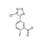 3-Chloro-4-(4-fluoro-3-nitrophenyl)-1,2,5-thiadiazole