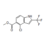 Methyl 4-Chloro-2-(trifluoromethyl)indole-5-carboxylate