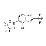 4-Chloro-2-(trifluoromethyl)indole-5-boronic Acid Pinacol Ester