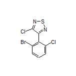 3-(2-Bromo-6-chlorophenyl)-4-chloro-1,2,5-thiadiazole