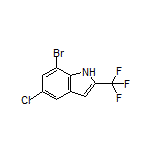 7-Bromo-5-chloro-2-(trifluoromethyl)indole