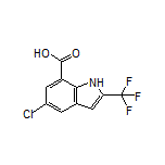 5-Chloro-2-(trifluoromethyl)indole-7-carboxylic Acid