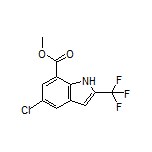 Methyl 5-Chloro-2-(trifluoromethyl)indole-7-carboxylate