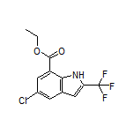 Ethyl 5-Chloro-2-(trifluoromethyl)indole-7-carboxylate