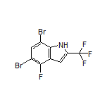 5,7-Dibromo-4-fluoro-2-(trifluoromethyl)indole