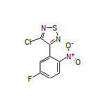 3-Chloro-4-(5-fluoro-2-nitrophenyl)-1,2,5-thiadiazole