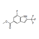 Methyl 7-Fluoro-2-(trifluoromethyl)indole-5-carboxylate