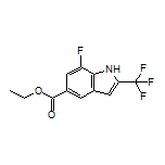 Ethyl 7-Fluoro-2-(trifluoromethyl)indole-5-carboxylate